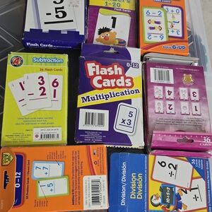 Mixit Educational Flash Cards Set - Purple, Blue, Pink